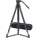 Vinten System Vision Blue3 FT Head, 75 Carbon Fiber Tripod, & Ground Spreader