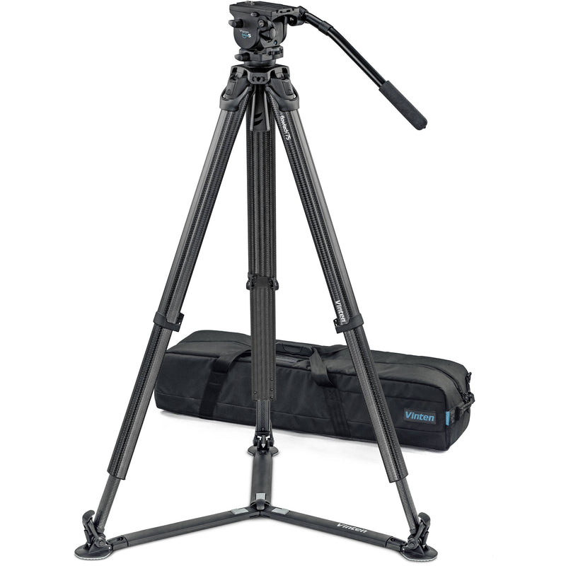 Vinten System Vision Blue5 FT Head, 75 Carbon Fiber Tripod & Ground Spreader