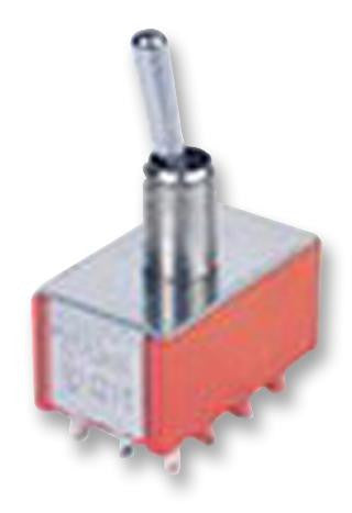 MULTICOMP 1M43T1B5M1QE Toggle Switch, 4PDT, Non Illuminated, On-Off-On, 1M43 Series, Panel, 5 A