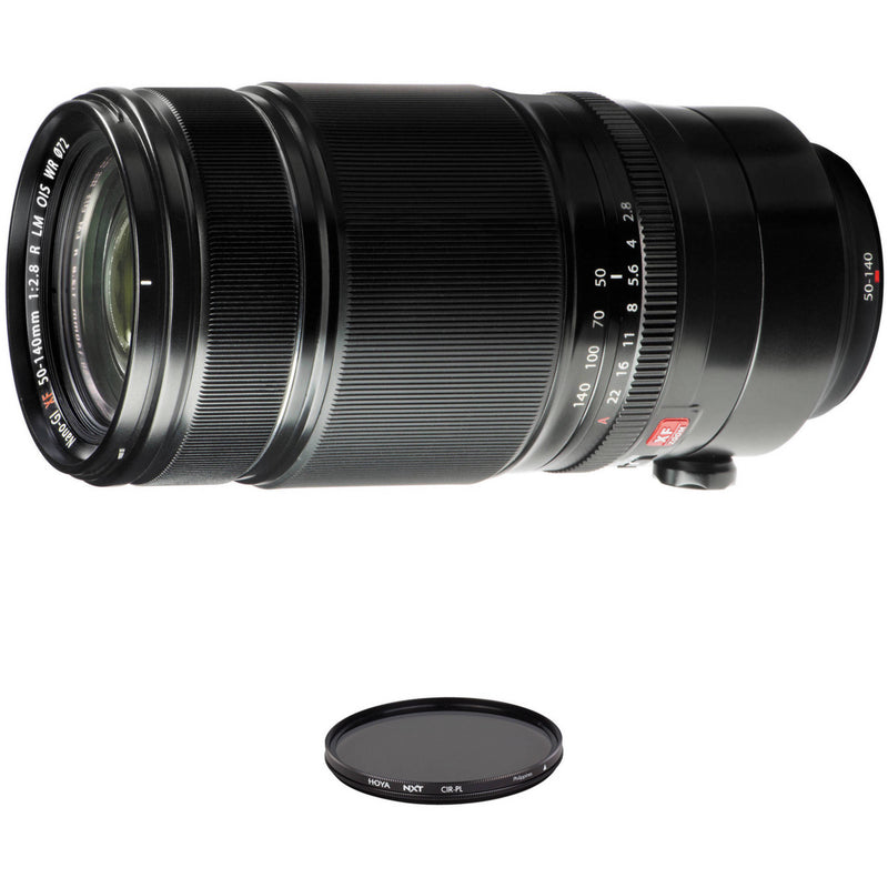 FUJIFILM XF 50-140mm f/2.8 R LM OIS WR Lens with Circular Polarizer Filter Kit