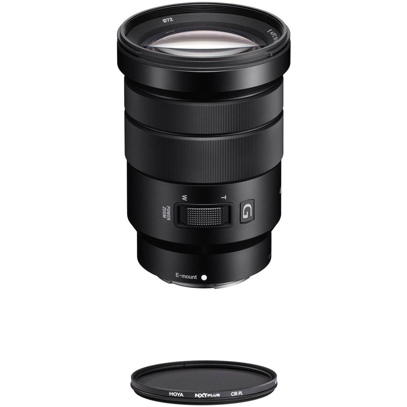 Sony E PZ 18-105mm f/4 G OSS Lens with Circular Polarizer Filter Kit