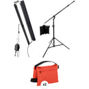 Genaray Bi-Color 36" Soft Strip 1-Light Boom Stand Kit