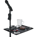 Gator Cases Frameworks Large Microphone Stand Clamp-On Utility Shelf, Capacity to 10Lbs.