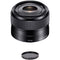 Sony E 35mm f/1.8 OSS Lens with Circular Polarizer Filter Kit