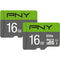 PNY Technologies 32GB Elite UHS-I microSDHC Memory Card with SD Adapter