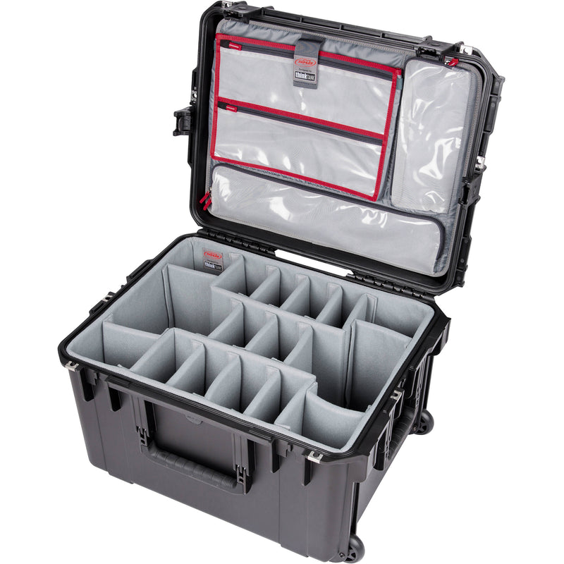 SKB iSeries 2217-12 Case with Think Tank Photo Dividers &&nbsp;Lid Organizer (Black)