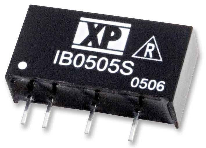 XP POWER IB0505S Isolated Board Mount DC/DC Converter, 1 Output, 1 W, 5 V, 200 mA