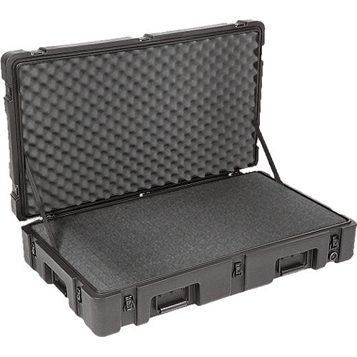 SKB R Series 3821-7 Waterproof Utility Case with Wheels (Black, Cubed Foam)