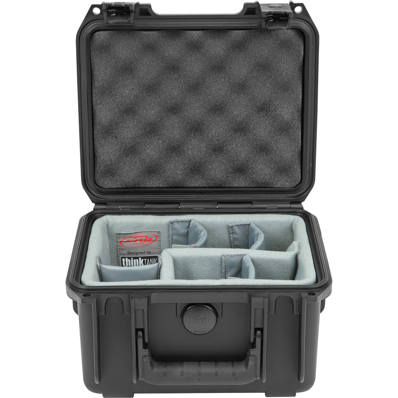 SKB iSeries 0907-6 Case with Think Tank Photo Dividers &&nbsp;Lid Foam (Black)