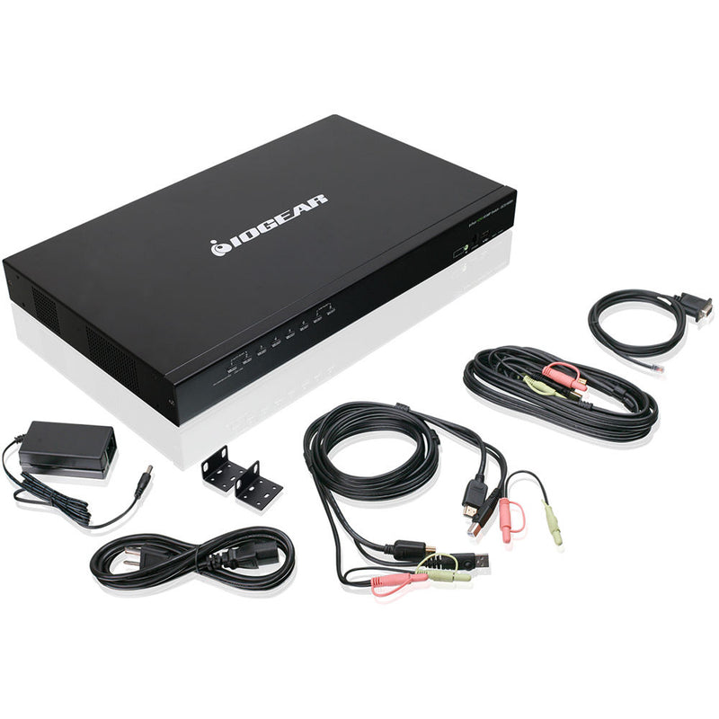 IOGEAR 8-Port USB HDMI KVMP Switch with 2 KVM Cable Sets