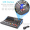 Pyle Pro 8-Channel Bluetooth Studio Mixer and DJ Controller Audio Mixing Console System