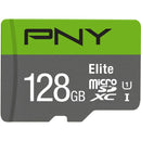 PNY Technologies 32GB Elite UHS-I microSDHC Memory Card with SD Adapter