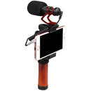 Comica Audio CVM-VM10 II Micro Compact Directional Condenser Microphone (Red Shockmount)