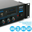 Pyle Pro PT6000CH 6-Channel Receiver with Bluetooth