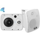 Pyle Pro 5.25" Indoor/Outdoor Waterproof & Bluetooth Speaker System (White, Pair)