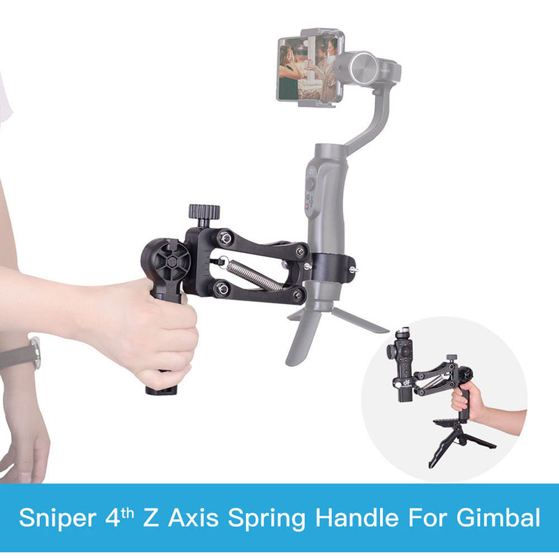 DigitalFoto Solution Limited Sniper Z-Axis Spring Handle for Osmo Pocket & Smartphone Gimbals