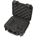 SKB iSeries Waterproof Case for Two-Channel Sony or Saramonic Wireless Mic Systems