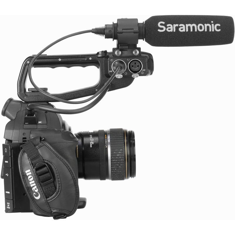 Saramonic SR-NV5X Short Shotgun Microphone with Hardwired XLR Cable