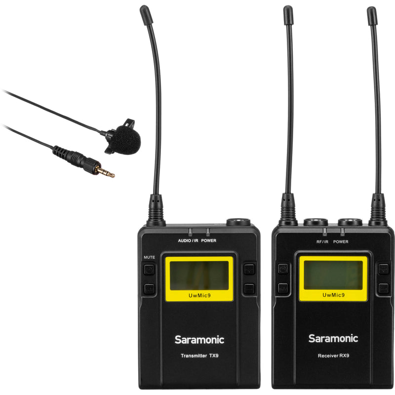 Saramonic UwMic9 Camera-Mount Wireless Omni Lavalier Microphone System (514 to 596 MHz)