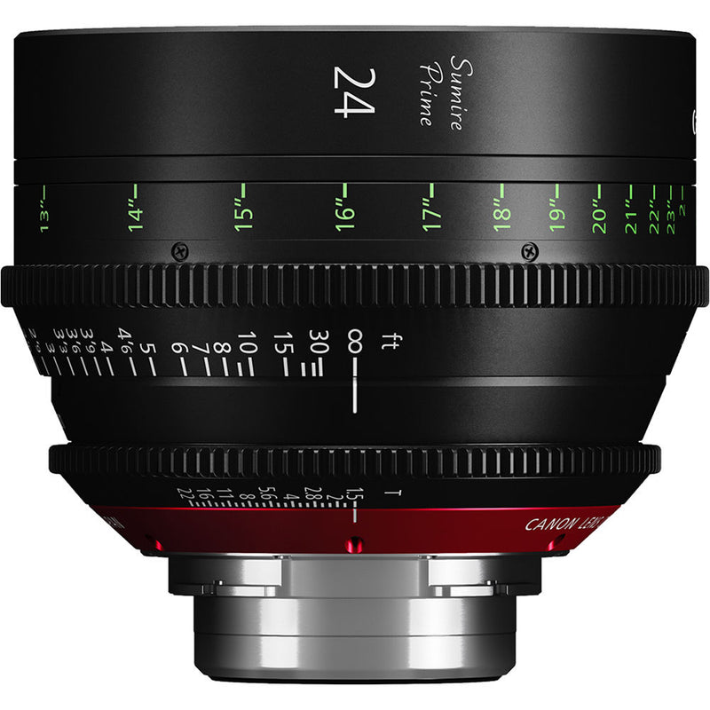 Canon CN-E Sumire Prime 3-Lens Kit (24, 35, 50mm, PL Mount, Feet)