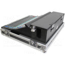 ProX Flight Case with Wheels for Allen & Heath SQ7 Digital Mixer Console (Silver on Black)