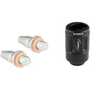 Ambient Recording QuickLok Quick Release with Two QRTT Tips (Black)