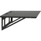 Lowell Manufacturing Steel Wall Shelf (18 x 14", Black)