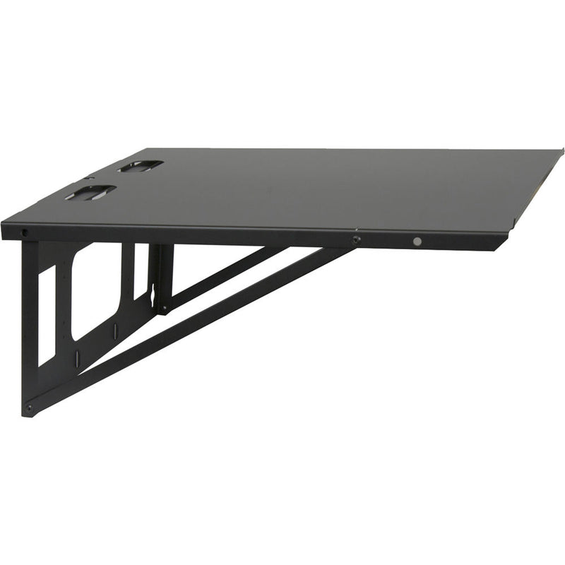 Lowell Manufacturing Flat-Ship Wall Shelf (18 x 16", Black)