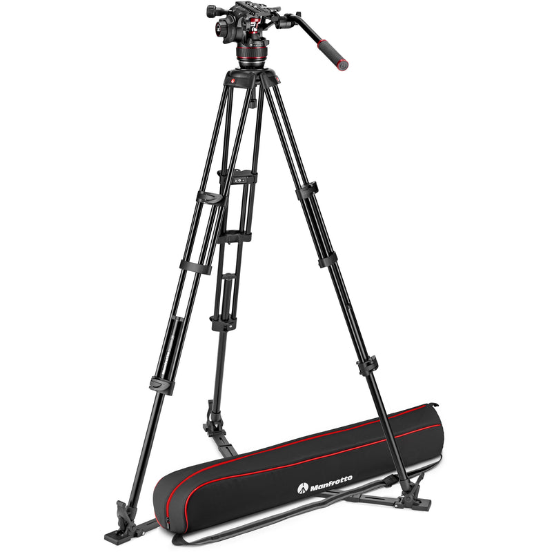 Manfrotto Nitrotech 608 Fluid Head with 635 FAST Single Leg Carbon Fiber Tripod