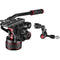 Manfrotto 608 Nitrotech Fluid Head & Aluminum Twin Leg Tripod with Mid-Spreader Kit