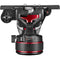 Manfrotto 612 Nitrotech Fluid Video Head and Aluminum Twin Leg Tripod with Ground Spreader