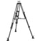 Manfrotto Aluminum Twin Leg Video Tripod with Middle Spreader