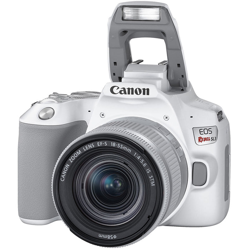 Canon EOS Rebel SL3 DSLR Camera with 18-55mm Lens (White)