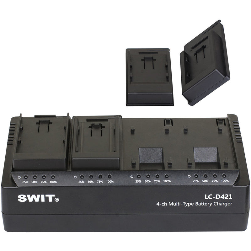 SWIT 4-Ch Simultanoues Chager For The Swit S-8U95/93 S-8U65/63 Sony BP-U Series