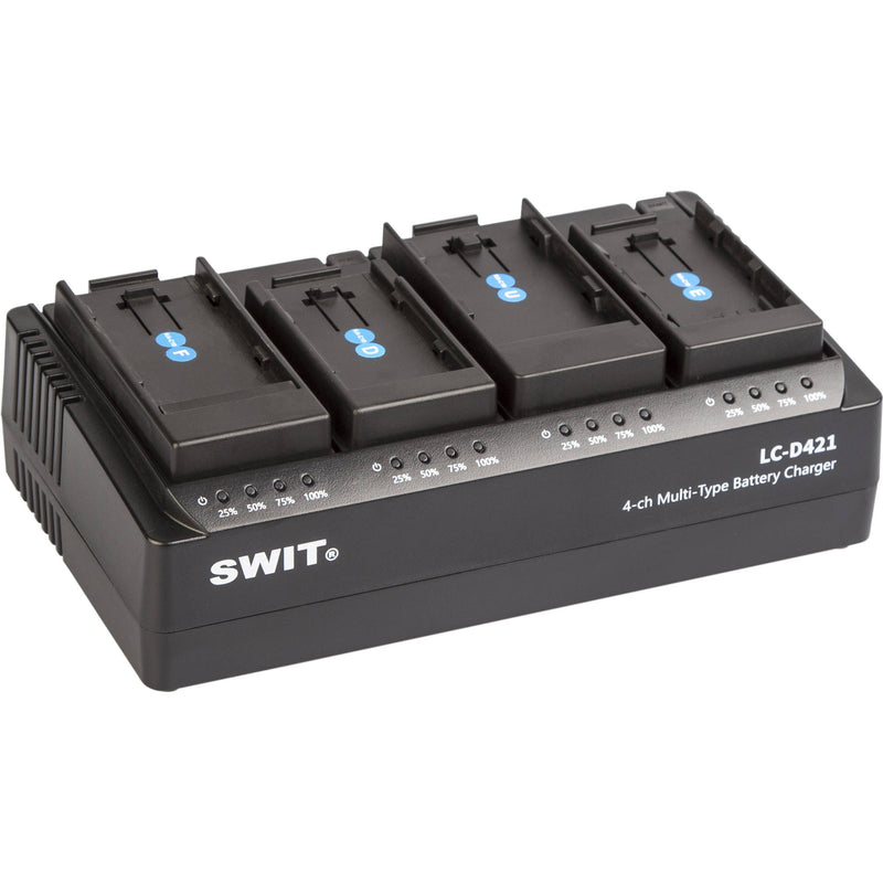 SWIT 4-Ch Simultanoues Chager For The Swit S-8U95/93 S-8U65/63 Sony BP-U Series