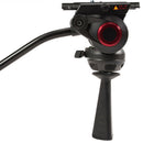 miliboo MYT802 Fluid Head with Flat Head and 75mm Half Ball Adapter