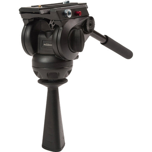 miliboo MYT802 Fluid Head with Flat Head and 75mm Half Ball Adapter