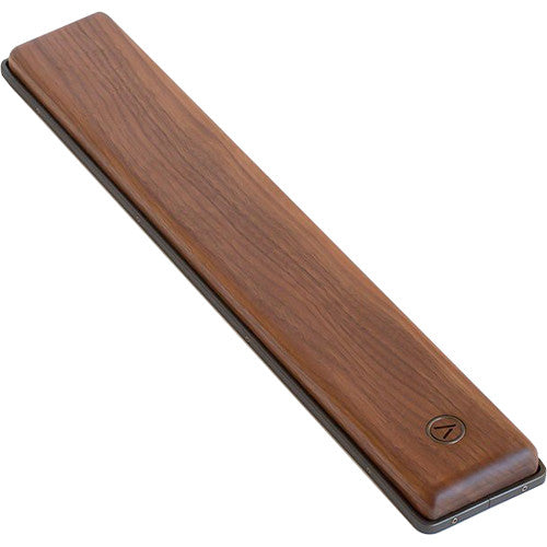 AZIO Walnut Retro Classic Palm Rest (Walnut Wood Veneer / Gunmetal Matte Frame)