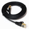 Tera Grand CAT-7 10 Gigabit Ultra Flat Ethernet Patch Cable, 12' (Black)