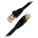 Tera Grand CAT-7 10 Gigabit Ultra Flat Ethernet Patch Cable, 12' (Black)