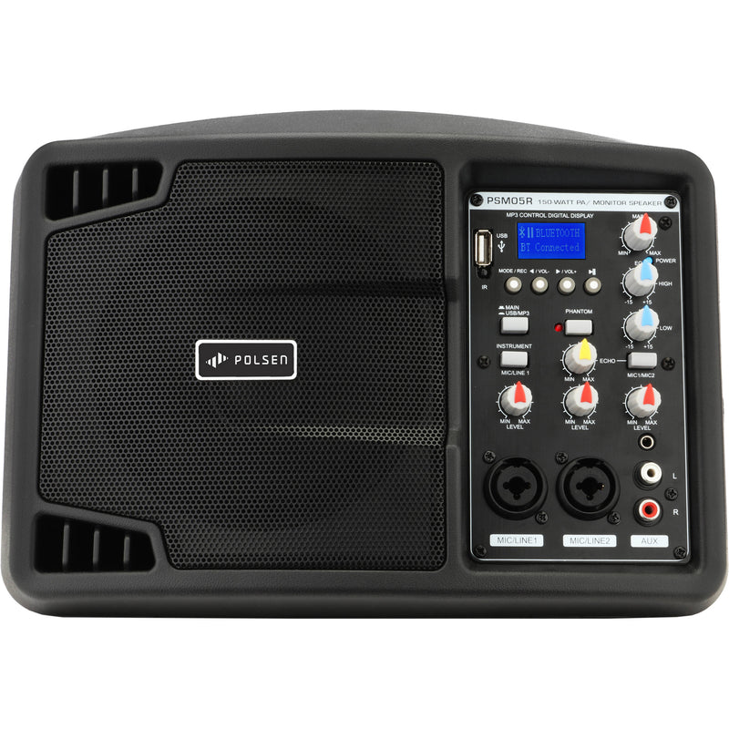 Polsen PA-5150BT 5" 150W Portable PA System with Bluetooth