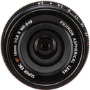 FUJIFILM XF 16mm f/2.8 R WR Lens with UV Filter Kit (Black)