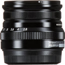 FUJIFILM XF 16mm f/2.8 R WR Lens with UV Filter Kit (Black)