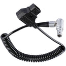 CAMVATE D-Tap to Right Angle 2-Pin LEMO Cable (Coiled)