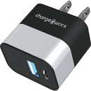 ChargeWorx 3.1A USB Type-C & USB Type-A Wall Charger (Silver)