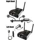 AMT Q7-ACCW Mini Wireless Microphone System for Accordion (Left/Right Hand, 900 MHz)