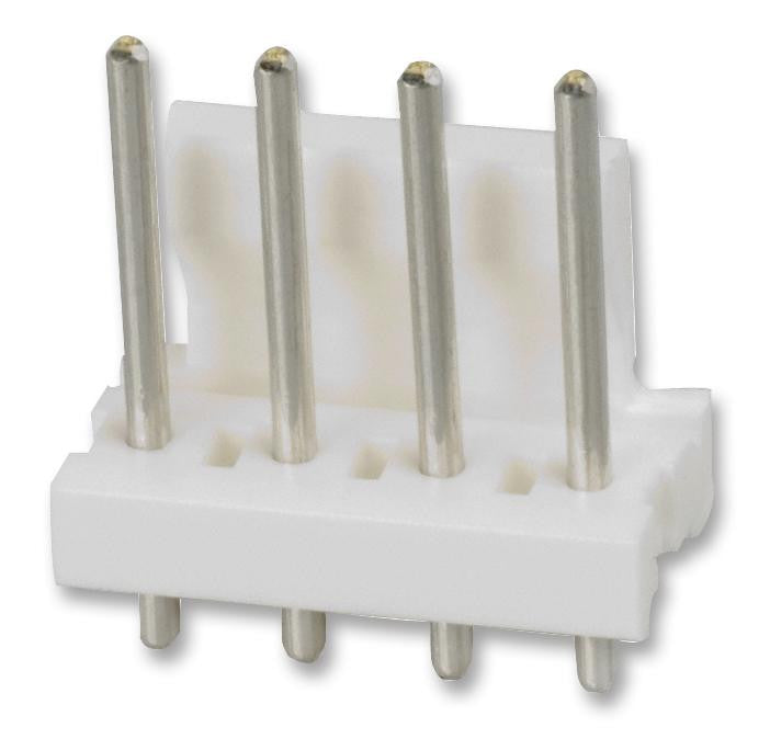 AMP - TE CONNECTIVITY 640388-4 Wire-To-Board Connector, Vertical, 3.96 mm, 4 Contacts, Header, MTA-156 Series, Through Hole