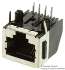 AMP - TE CONNECTIVITY 5555153-1 Modular Connector, Cat3, RJ45, Jack, 8 Contacts, 8 Ways, 1 Ports