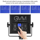 GVM GVM-520S-B 30w 14.8v/110-220 3200-5600K BC 3-LED Panel Kit