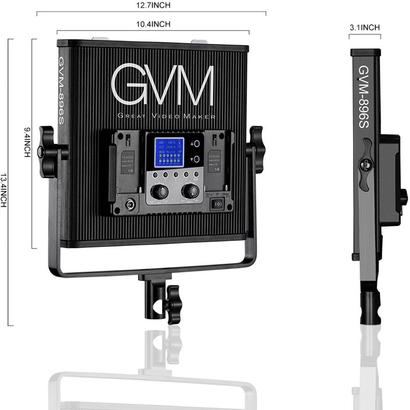 GVM GVM-896S 54w 14.8v/110-220 2300-6800K BC LED Panel